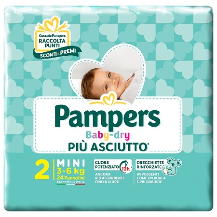 PANNOLINI PER BAMBINI PAMPERS BABY DRY DOWNCOUNT NO FLASH MINI 24 PEZZI BUONO SCONTO PANNOLINI PER BAMBINI PAMPERS BABY DRY DOWNCOUNT NO FLASH MINI 24 PEZZI BUONO SCONTO