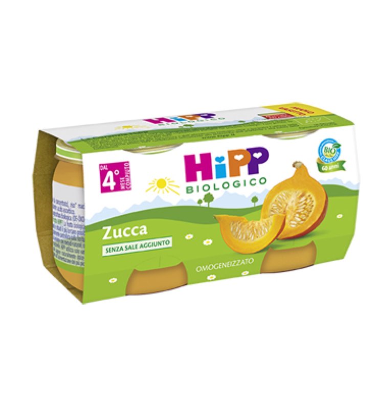 HIPP BIO HIPP BIO OMOGENEIZZATO ZUCCA 2X80 G