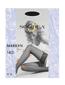 MARILYN 140 SHEER CALZA AUTOREGGENTE CAMMELLO 4