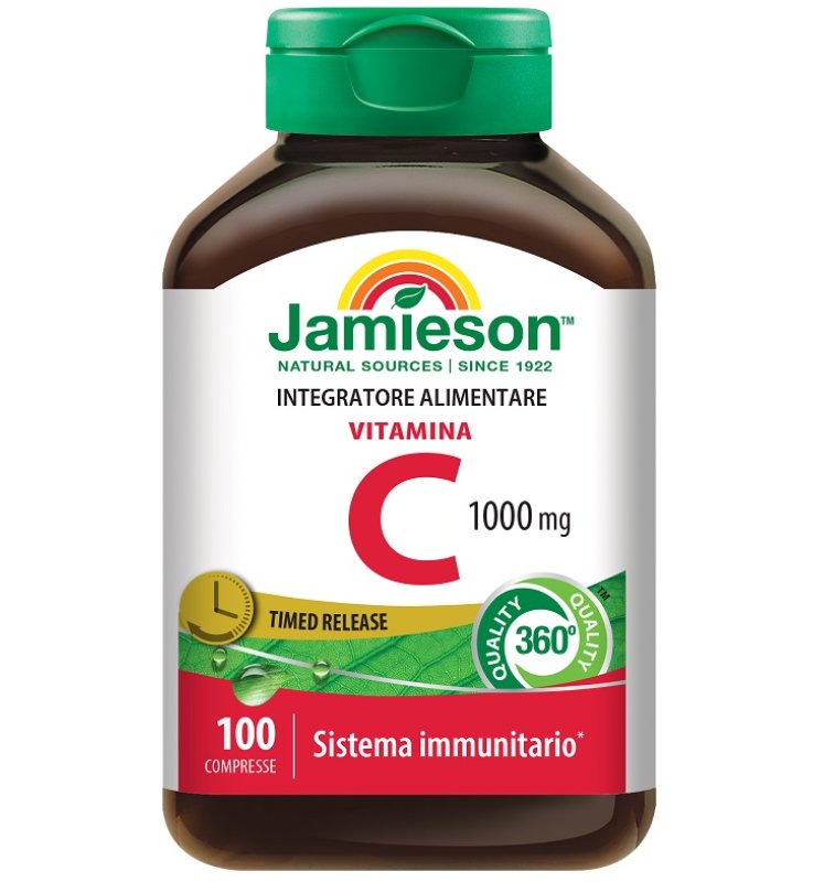 VITAMINA C 1000 TIMED RELEASE 100 COMPRESSE BARATTOLO 128,9G