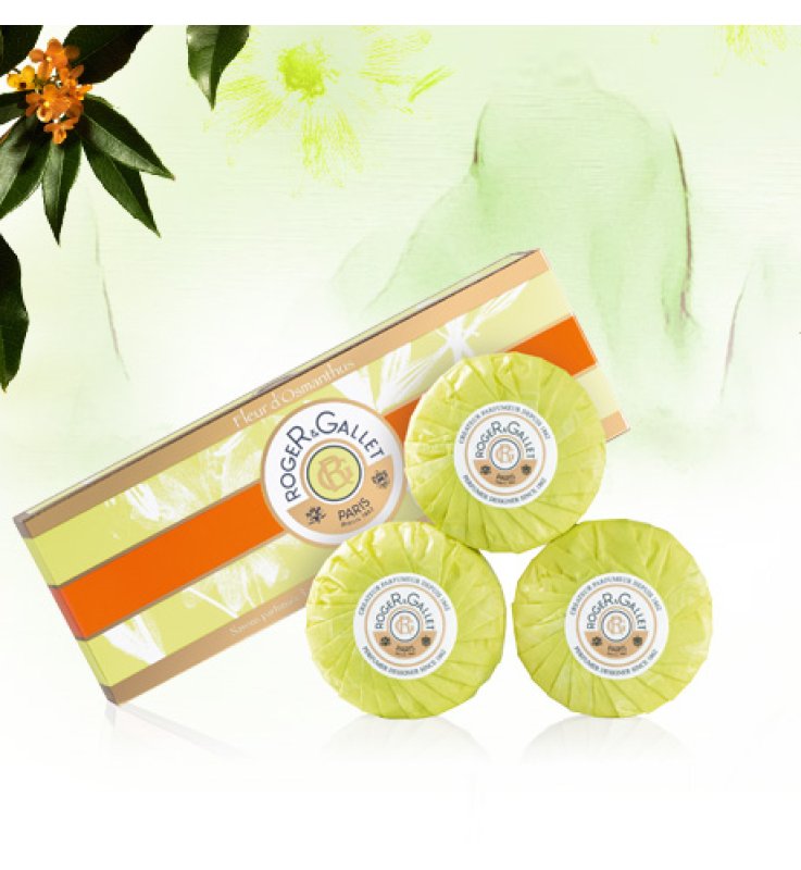 ROGER&GALLET FLEUR D'OSMANTHUS SAPONETTE 3 X 100 G