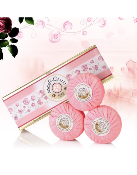 ROGER&GALLET ROSE SAPONETTE 3 X 100 G