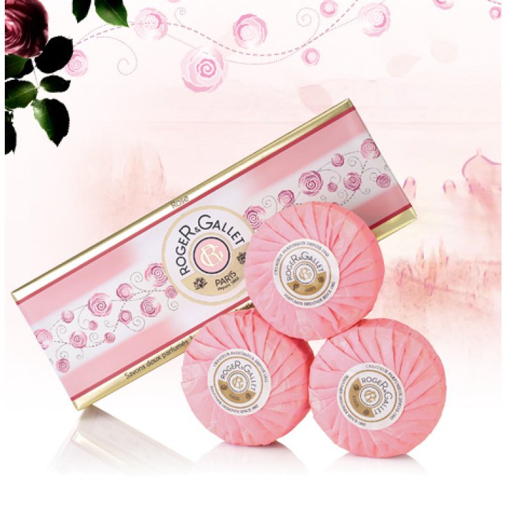 ROGER&GALLET ROSE SAPONETTE 3 X 100 G ROGER&GALLET ROSE SAPONETTE 3 X 100 G