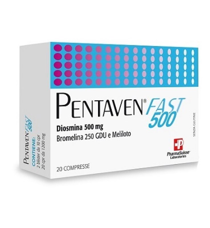 PENTAVEN FAST 500 20 COMPRESSE PENTAVEN FAST 500 20 COMPRESSE