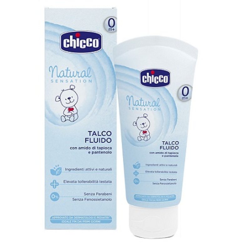 CHICCO TALCO FLUIDO NATURAL SENSATION 100 ML