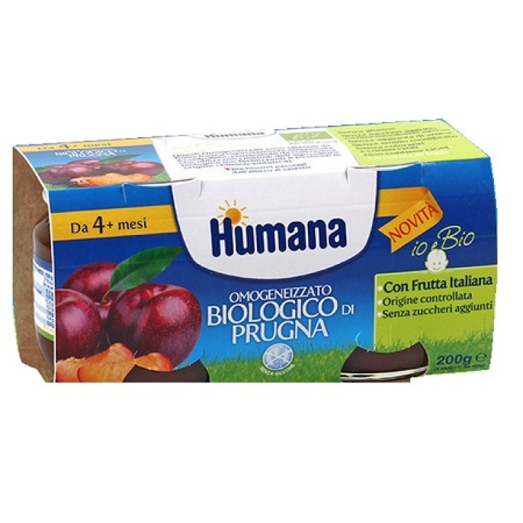 HUMANA OMOG PRUGNA BIO 2X100G HUMANA OMOG PRUGNA BIO 2X100G