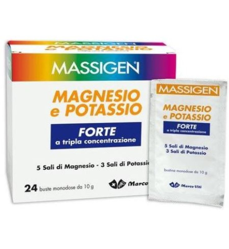 MASSIGEN MAGNESIO/POTASSIO FORTE 24 BUSTE 10 G