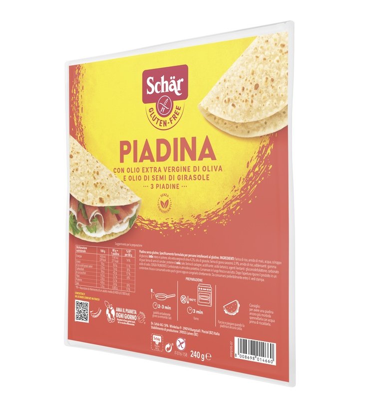 SCHAR PIADINA SENZA GLUTINE 240 G