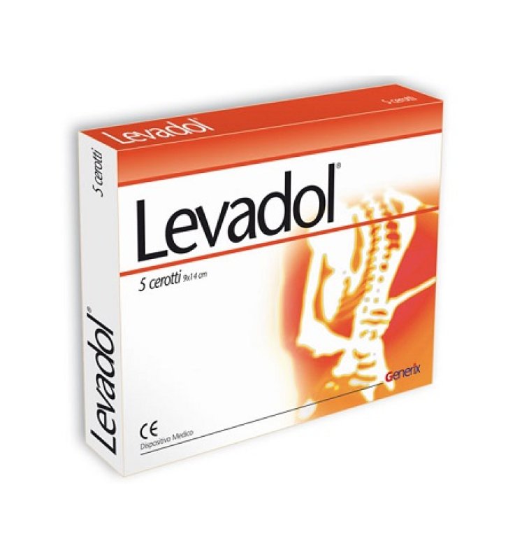 CEROTTO LEVADOL PER MUSCOLI E ARTICOLAZIONI 9X14CM 5 PEZZI