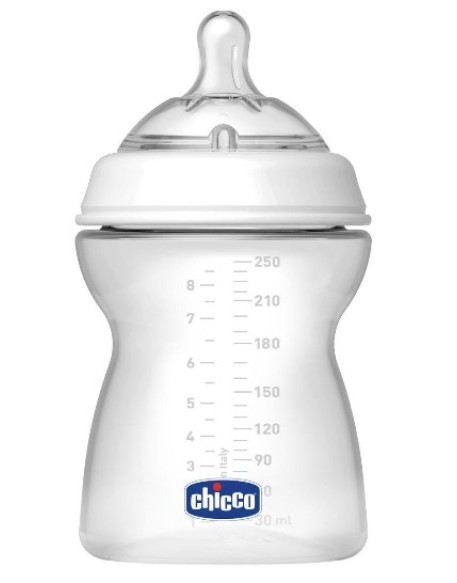 CHICCO BIBERON NATURAL FEEL 4 MESI+250 ML REGULAR