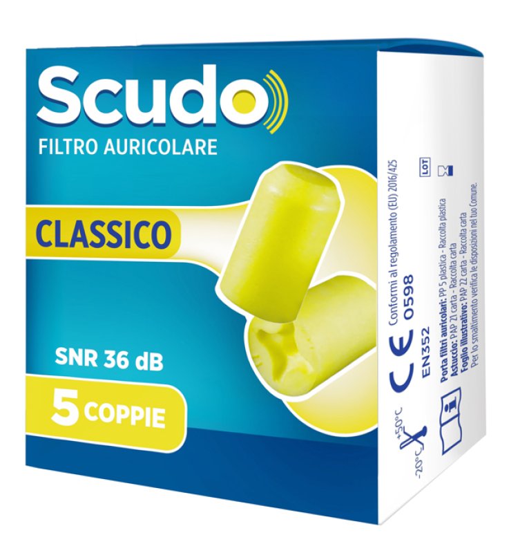 EARPLUG SCUDO CLASSIC 5 COPPIE