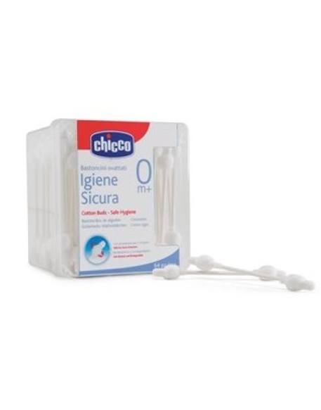 CHICCO SICUR NET BASTONCINI IGIENE AURICOLARE 64 PEZZI