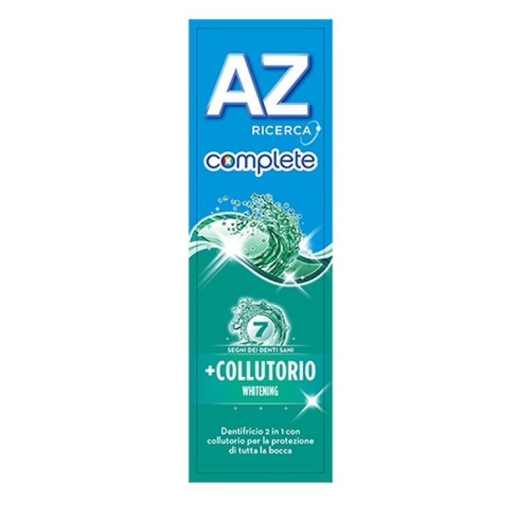 DENTIFRICIO AZ COMPLETE WHITENING + COLLUTORIO 75 ML DENTIFRICIO AZ COMPLETE WHITENING + COLLUTORIO 75 ML