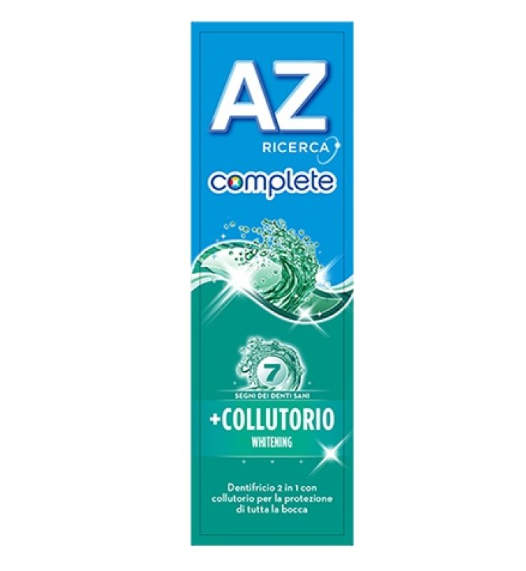 DENTIFRICIO AZ COMPLETE WHITENING + COLLUTORIO 75 ML