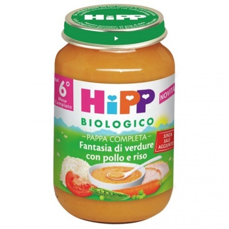 HIPP FANTASIA VERD POL/RISO 190G HIPP FANTASIA VERD POL/RISO 190G