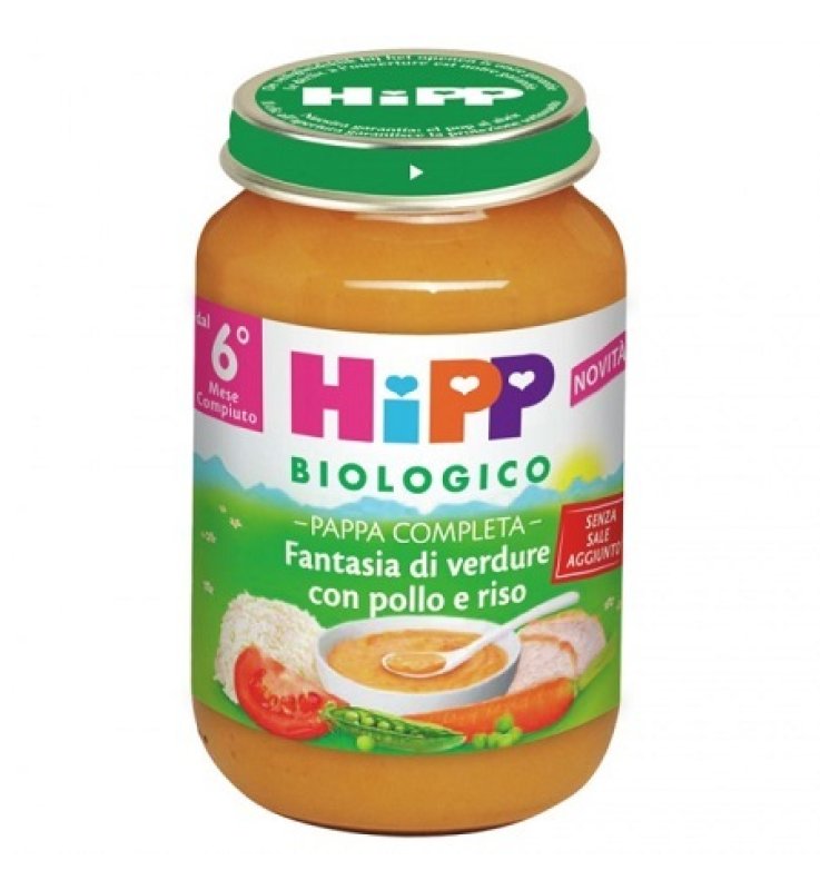 HIPP FANTASIA VERD POL/RISO 190G