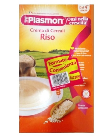 PLASMON CEREALI RISO 2X230G