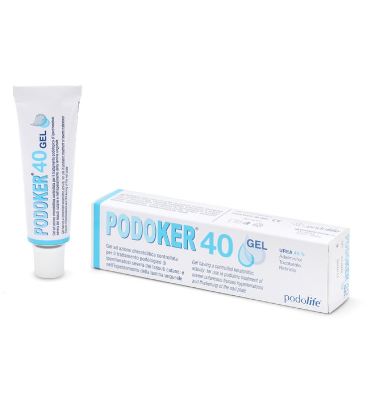 PODOKER 40 GEL AZIONE CHERATOLITICA TUBO DA 30 ML CON APPLICATORE
