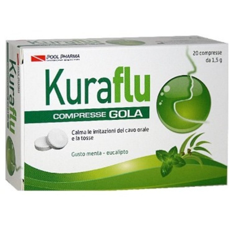 KURAFLU GOLA EUCALIPTO 20 COMPRESSE 1,5 G KURAFLU GOLA EUCALIPTO 20 COMPRESSE 1,5 G