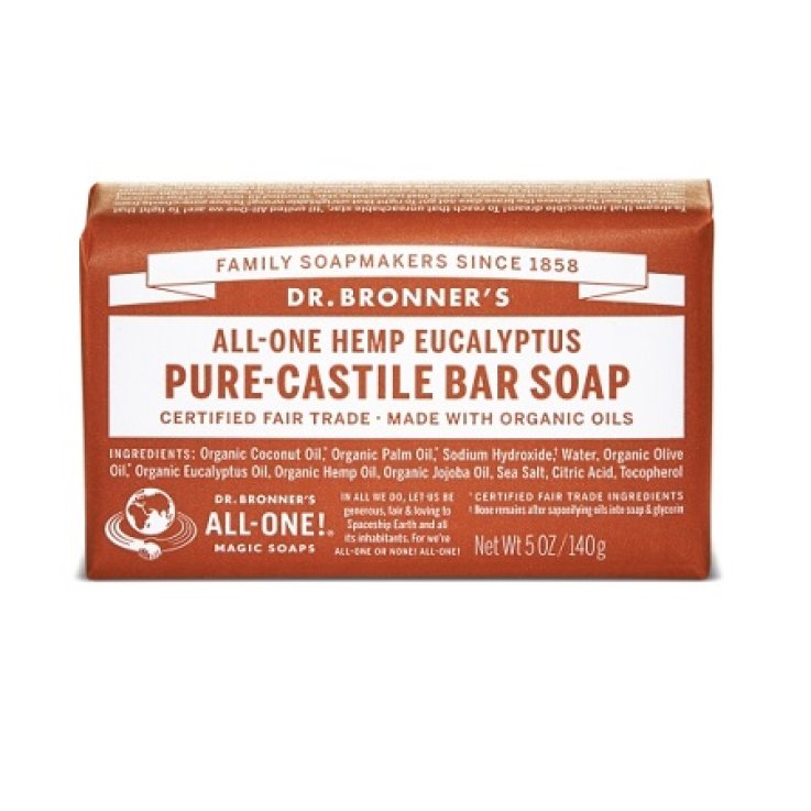 DR BRONNER'S BAR SOAP EUCALYPTUS 140 G DR BRONNER'S BAR SOAP EUCALYPTUS 140 G