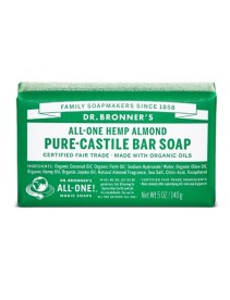 DR BRONNER'S BAR SOAP ALMOND 140 G