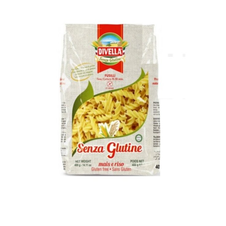 DIVELLA Fusilli S/G 400g DIVELLA Fusilli S/G 400g