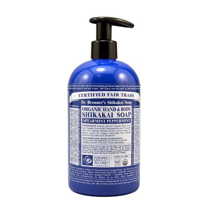 DR BRONNER'S ORGANIC SUGAR SOAP PEPPERMINT 355 ML DR BRONNER'S ORGANIC SUGAR SOAP PEPPERMINT 355 ML