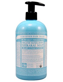 DR BRONNER'S ORGANIC SUGAR SOAP UNSCENTED 355 ML