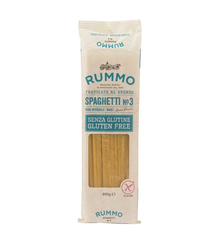 RUMMO SPAGHETTI N3 DI RISO INTEGRALE E MAIS 400 G