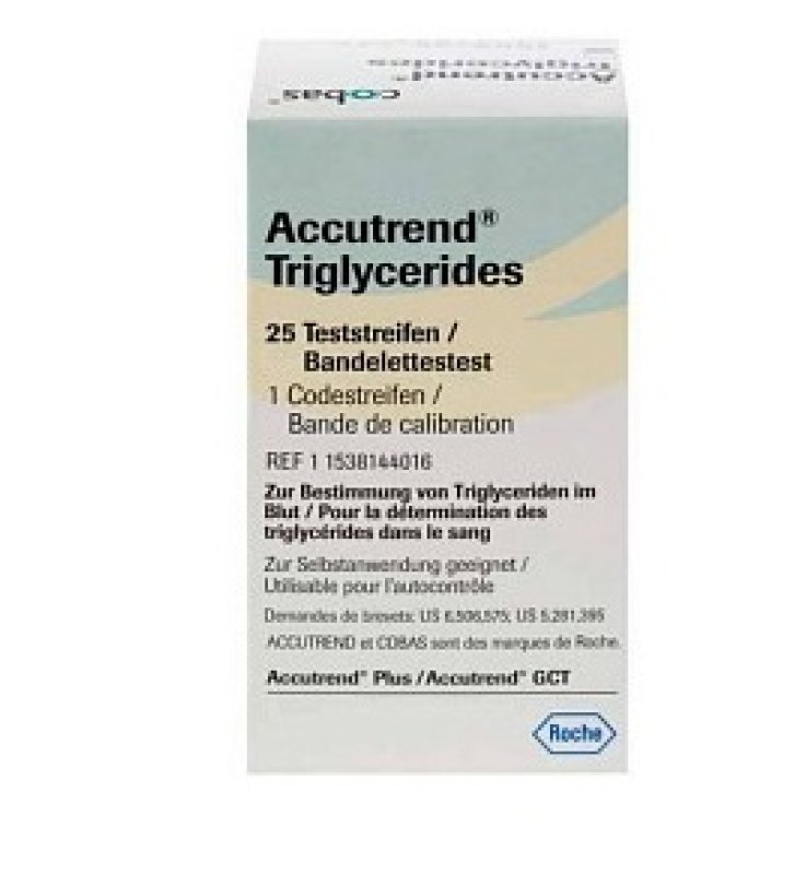 ACCUTREND TRIGLICERIDI 25 STRISC