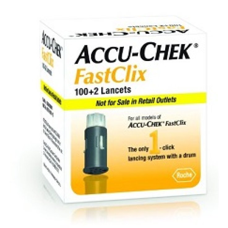 LANCETTE PUNGIDITO ACCU-CHEK FASTCLIX 100 + 2 PEZZI LANCETTE PUNGIDITO ACCU-CHEK FASTCLIX 100 + 2 PEZZI