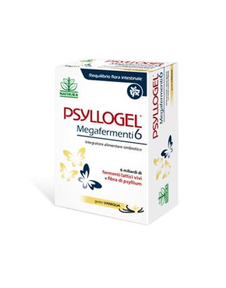 PSYLLOGEL MEGAFERMENTI 6 VANIGLIA 20 BUSTE 56 G