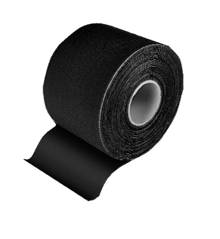 KINESIO Taping cm5x5 Nero