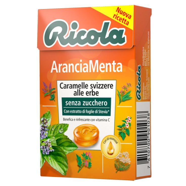 RICOLA Arancia-Menta S/Z 50g RICOLA Arancia-Menta S/Z 50g