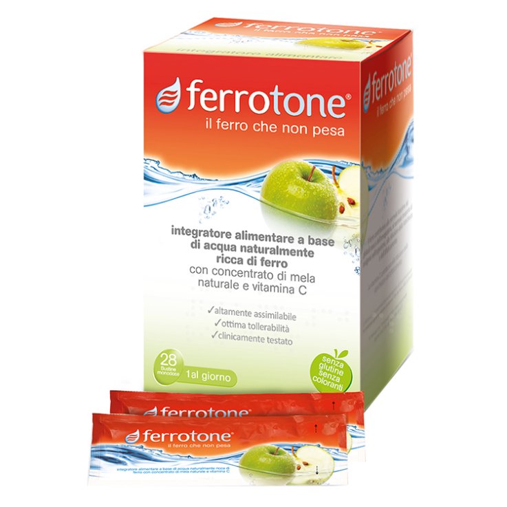 FERROTONE APPLE 28 SACCHETTI 25 ML FERROTONE APPLE 28 SACCHETTI 25 ML