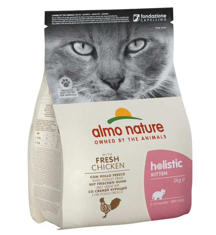 V HOLISTIC CAT KITTEN POL/RIS 2K