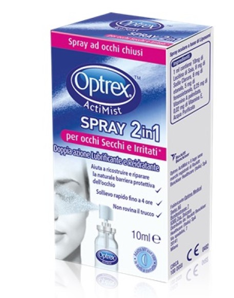 SPRAY OCULARE OPTREX ACTIMIST 2IN1 OCCHI SECCHI E IRRITATI 1PEZZO