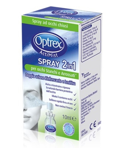 SPRAY OCULARE OPTREX ACTIMIST 2IN1 OCCHI STANCHI E ARROSSATI1 PEZZO