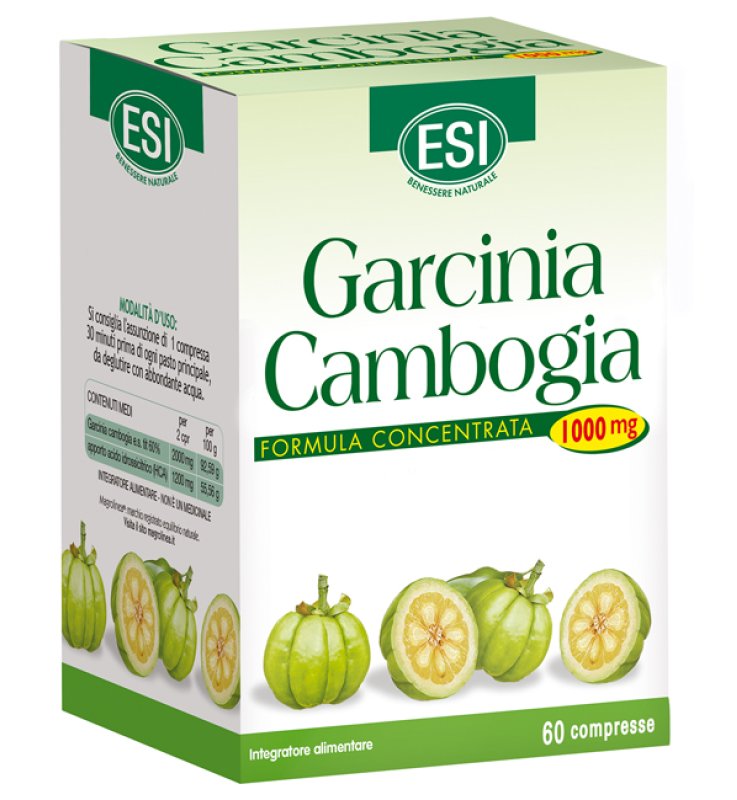 ESI GARCINIA CAMBOGIA 1000 MG 60 COMPRESSE