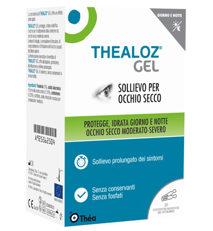 THEALOZ GEL OFTALMICO 30 FLACONCINI MONODOSE 0,4 G THEALOZ GEL OFTALMICO 30 FLACONCINI MONODOSE 0,4 G