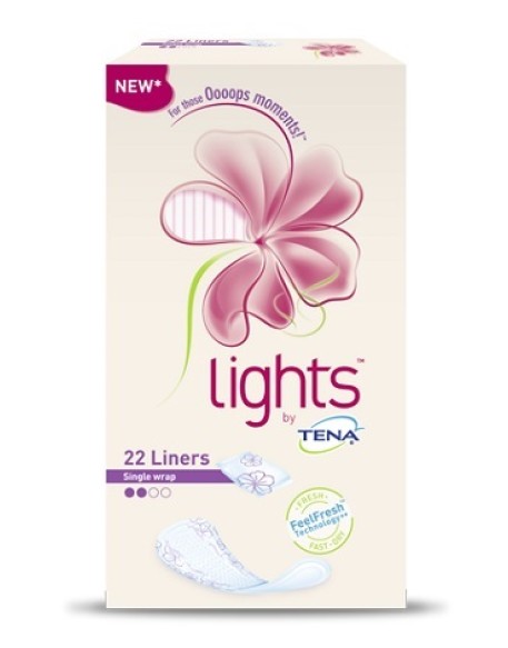 LIGHTS BY TENA NORMAL RIPIEGATI 22 PEZZI