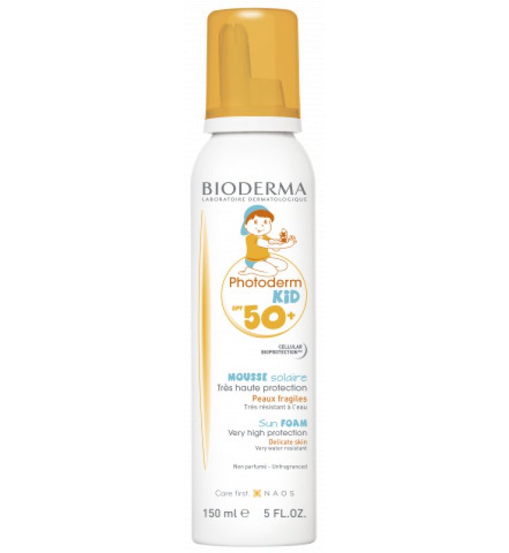 PHOTODERM KID MOUSSE SPRAY SOLARI BAMBINI PELLE SENSIBILE SPF50+ UVA39