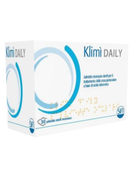 KLIMI' DAILY 30 SALVIETTINE DETERGENTI MONOUSO STERILI PER L'IGIENE OCULARE