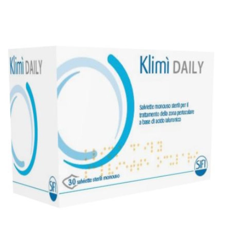 KLIMI' DAILY 30 SALVIETTINE DETERGENTI MONOUSO STERILI PER L'IGIENE OCULARE