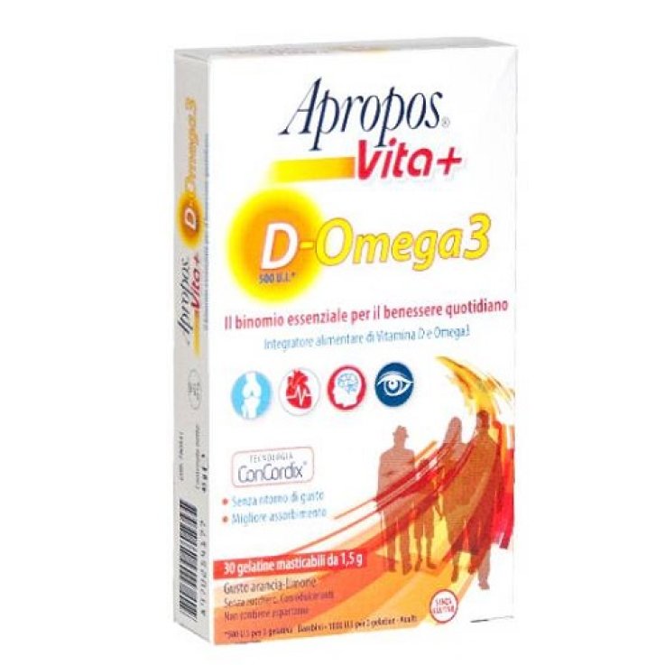 APROPOS VITA+VITAMINA D + OMEGA 3 30 GELATINE APROPOS VITA+VITAMINA D + OMEGA 3 30 GELATINE