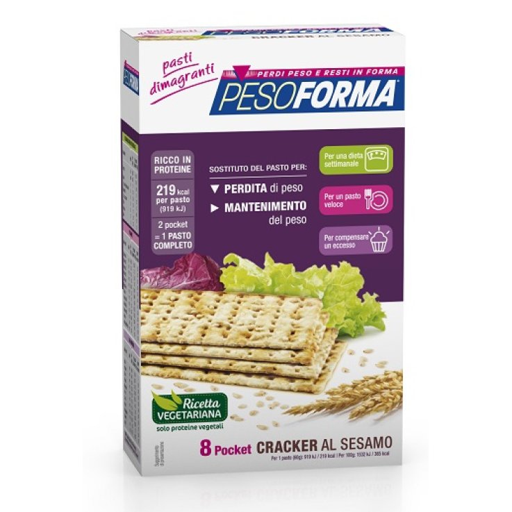 PESOFORMA CRACKER SESAMO 240 G PESOFORMA CRACKER SESAMO 240 G