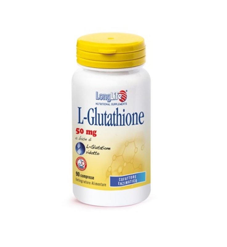 LONGLIFE LGLUTATHIONE 90 COMPRESSE 50 MG LONGLIFE LGLUTATHIONE 90 COMPRESSE 50 MG
