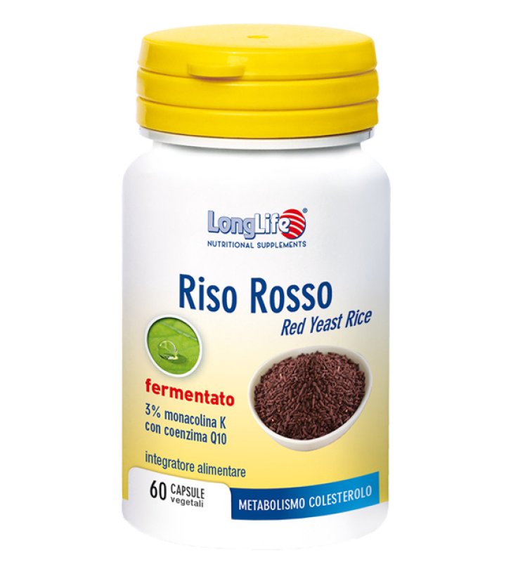 LONGLIFE RISO ROSSO FERMENTATO 60 CAPSULE VEGETALI LONGLIFE RISO ROSSO FERMENTATO 60 CAPSULE VEGETALI