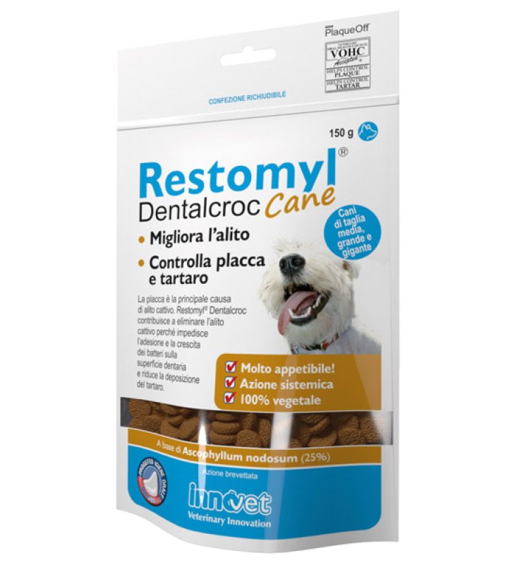 RESTOMYL DENTALCROC CANI TAGLIA MEDIA GRANDE E GIGANTE BUSTA150 G