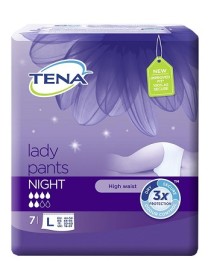 MUTANDINA ASSORBENTE TENA LADY PANTS NIGHT LARGE 7 PEZZI